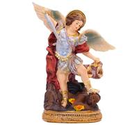 Statue de l'archange Saint Michel de 12,7 cm | Décoration catholique pour la maison ou le bureau | Saint patron de la police et des soldats | Cadeau religieux pour confirmation