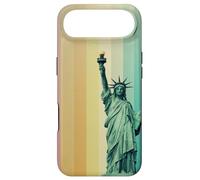 Statue de Liberty Rainbow Retro Vintage New York Art Coque pour iPhone Air