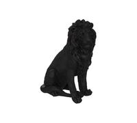 Statue de lion résine noire H52 Atmosphera - Noir Noir G