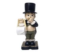 Statue De Majordome Des Toilettes, Accessoires De Décoration De La Maison, Sculpture D'ornement En Résine, Statue De Décoration Pour La Salle De Bains, Figurines Décoratives