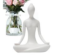 Statue de méditation, statues de yoga pour la décoration intérieure | Sculpture de pose de méditation de yoga - Figurines de yoga zen - Figurines de collection en résine pour décoration d'intérieur et