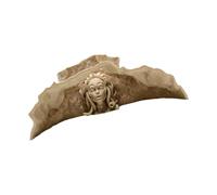 Statue de méduse en cheveux de serpent imprimés en 3D, accessoire de poisson, grotte d ' élevage de crevettes, méduse grecque antique, ornement de gorgone, décoration d ' aquarium, maison de cachette