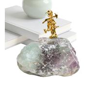 Statue de Mineur d'Or - Ornement Collection Minéraux Cristaux | Ornement de Sculpture pour Bureau et Vitrine,Pour Adultes Hommes Femmes Famille Amis Et Bureau À Domicile Salon Couloir