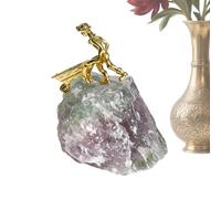 Statue De Mineur D'or, Sculpture De Collection En , Ornement De Bureau Réaliste Avec Design Détaillé, Plate-forme D'affichage Au Design Compact, Grille Métallique Résistante À La Chaleur, Figur