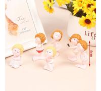 Statue De Mini Ange Fille Mignonne 1:12, En Résine, Micro Paysage, Ornements De Jardin, Maison De Poupée, Nouvelle Collection