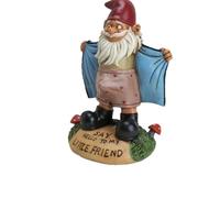 Statue de Nain de Jardin drôle et Coquin, Figurine de pelouse, Dites Bonjour à Mon Petit ami, Figurines de Nains en résine, Spectacles de Nains, décoration de sous-vêtements pour la Maison, Patio, co
