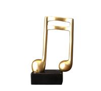 Statue de note de musique - Statue de statuette de note de musique | Sculpture musicale Ornements de notes de musique | Sculpture de statue de note de musique | Ornement de cadeaux de notes de musique