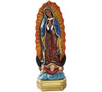 Statue De Notre-Dame De Guadalupe, Figure De La Grotte De La Vierge Marie, Ornements De Décoration De Maison Et De Jardin, Sculptures en Résine De Collection, Cadeau Religieux