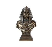 Statue de pharaon égyptien en bronze et résine de style art déco