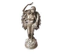 Statue de pièce d'or en Bronze Antique Grec Romain, Ornement de Richesse, décoration d'intérieur Gothique, déesse de la Fortune, pour décoration intérieure ou extérieure de Bureau (Bronze)