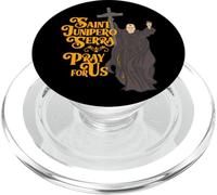 Statue de Saint Junipero Serra - Saint Patron catholique - Saint Vocations CA PopSockets PopGrip pour MagSafe