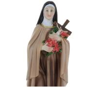 Statue de Sainte Thérèse de Lisieux - Résine 30cm - Marron - Classique - Intemporel - Objets décoratifs