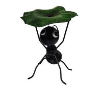 Statue de | Sculpture de en métal Durable pour extérieur | Décoration de Jardin en Forme d'animal avec Feuille pour pelouse, terrasse, Balcon | Accent décoratif d'intérieur et