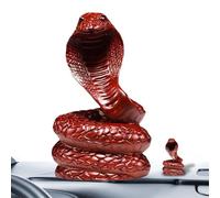 Statue De Serpent en Bois, Petites Figurines De Serpent Feng Shui Chinois, Cadeau De L'année 2025 du Serpent, Sculpture De Serpent pour La Chance Et Le Succès