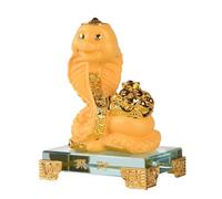 Statue de serpent | Figurine de serpent chinois - Statue Feng Shui, décoration d'intérieur, sculpture de l'année du serpent pour le festival du printemps