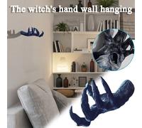 Statue De Sorcière À La Main, Décoration Murale Suspendue Artistique, Sculpture Murale En Résine, Support Décoratif, Décoration De Jardin, Offre Spéciale