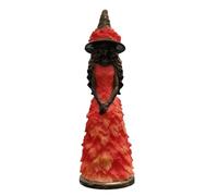 Statue de sorcière - Figurine de table en résine effrayante d'automne | Figurine en résine faite à la main | Fête d'Halloween, design détaillé de récolte d'automne crée une atmosphère de vacances