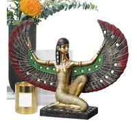 Statue De Sphinx Égyptien - Figure De Pharaon En Résine De 15 Cm, Sculpture De Mythe Antique | Ornement Artisanal Pour La Maison, Bureau, Table, Affichage De Collection, Icône D'histoire Décorative, A