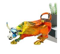 Statue de taureau de Wall Street,figurine de taureau de Wall Street,Chargement Bull Animal Figurine Art | Décor de taureau de Wall Street , Figurines de bureau élégantes en résine pour lieu de t