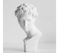 Statue de tête en résine, Buste de Giuliano, Sculpture Grecque Classique, Artisanat, décoration d'intérieur, Esquisse, Ornements, 59 x 22 x 26 cm