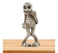 Statue de vampire d'Halloween - Figurine de cadavre de momie en résine | Décoration de bureau festive amusante | Sculpture décorative délicate pour une atmosphère effrayante et une présentation de