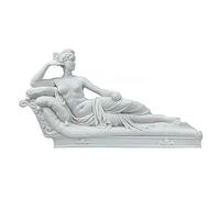 Statue de Venus Victrix Pauline Bonaparte, Sculpture Décorative en Marbre Moulé