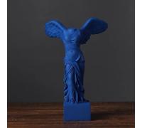 Statue de victoire ailée - Figurine élégante en résine d'ange sans tête, sculpture d'art créatif pour la maison et le bureau, artisanat de la victoire ailée blanche