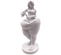Statue De Yoga - Figurine Fat Lady Yoga, Sculpture En Résine Créative Pour Salon De Beauté | Centre De Bien-être, Cadeaux Amusants, Couramment Utilisé Comme Décoration De Statue D