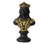 Statue d'échecs décorative en buste d'échecs roi/reine | Statues buste pour décoration d'intérieur, pièces d'échecs en résine, décorations bureau ou table