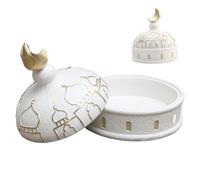 Statue décorative du château - Figurine miniature de mosquée, élément architectural de collection, accent d'exposition de table, décoration de maison, catégorie ornement, salon, cam