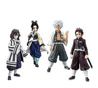 Statue décorative, Personnages d'anime, poupées de Personnage d'anime, 4 Cadeaux de Fan de Personnage (Kamado Tanjiro, Shinagawa Mimi, Iguro Ohanai, Beetle Shinobi)