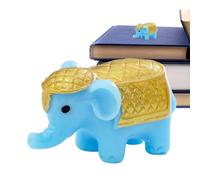 Statue D'éléphant - Adorable Sculpture Animale En Résine À Collectionner, Figurine Miniature De Dieu Éléphant, Décoration D'intérieur Pour Salon, Chambre À Coucher, Étagère, Bureau, Chambre D'enfant,