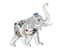 Statue d'éléphant en cristal, figurines de décoration d'intérieur, cadeau d'anniversaire for la maison et le bureau/266