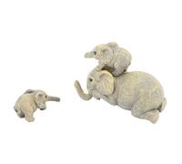 Statue d'éléphant mignon,Décoration de statue d'éléphant mignon,Figurines de bébés éléphants,Sculpture d'éléphant,Sculpture en résine d'animal,Décoration de sculpture d'animal pour la table