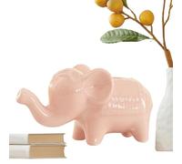 Statue D'éléphant, Ornements En Céramique Pour Bureau De Collection | Collection Statuette Éléphant, Pour Le Salon De La Famille La Ferme Les Parties Le Plateau De Niveaux Et L'Extérieur