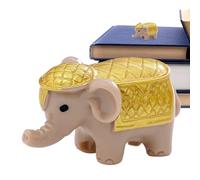 Statue D'éléphant - Petite Sculpture Décorative De Dieu Éléphant À Collectionner | Convient Pour Salon Chambre Étagère Étude Pépinière Chevet Affichage Bibliothèques Étagères Maison Décoration Intérie