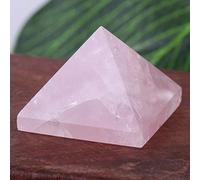 Statue d'énergie rose égyptienne ancienne pyramide de Quartz Rose, pyramide de cristal, décoration de la maison presse-papier pour la bonne fortune dans la vie