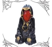 Statue d'esprit sans visage, sculpture d'esprit sans visage Décorations d'Halloween - Figurine d'esprits effrayants en résine | Statue fantôme extérieur Statue effrayante Halloween Statue pour la