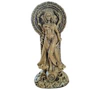 Statue d'Hécate, Statue de déesse Hécate en résine 7 x 3 Pouces, autel de Sorcellerie, Figurine décorative créative pour Bureau et Maison