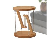 Statue d'illusion Flottante - Sculpture tendue en Bois | Modèle intégral | Décoration Scientifique, Art Suspendu Stable, Figurine Suspendue, Ornement d'illusion d'optique, pièce de Bureau éducative