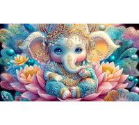 Statue-divinité Indienne Puzzle 1000 Pieces Cadeau Unique Jeu éducatif Challenge Toy de qualité supérieure Peinture Art pour Adultes et Enfants Statue-divinité indienne38x26cm/1000pcs