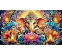 Statue-divinité Indienne Puzzle 1000 Pieces Cadeau Unique Jeu éducatif défi Jouet de qualité supérieure Peinture Art pour Adultes et Enfants à partir de 12 Ans Statue-divinité indienne75x50cm/1000pcs