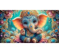 Statue-divinité indienne Puzzle 1000 pièces Educa Jouet en Bois Cadeau Unique Décoration Intérieure Jeu éducatif Challenge Toy pour Adultes & enfants des 14 ans Statue-divinité indienne38x52cm/1000pcs