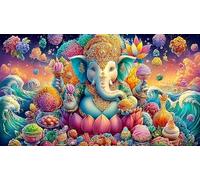 Statue-divinité indienne Puzzle 1000 pièces Educa Jouet en Bois Cadeau Unique Décoration Intérieure Jeu éducatif Challenge Toy pour Adultes & enfants des 14 ans Statue-divinité indienne75x50cm/1000pcs