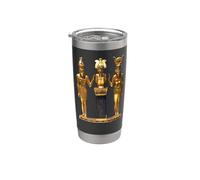 Statue d'Osiris et d'Isis de la Trinité égyptienne Gobelet isotherme en acier inoxydable double paroi