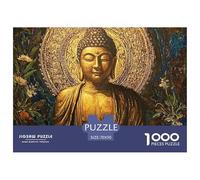 Statue du Bouddha 1000 Pièces Puzzle Le Cadeau Parfait pour La Famille Et Les Amis sacré Jeu De Puzzle pour Toute La Famille pour Adultes Et Enfants70x50cm/1000pcs