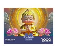 Statue du Bouddha Puzzle 1000 Pièces Adultes Et Enfants À Partir De 14 Ans Classiques Cadeau Unique 70x50cm/1000pcs