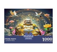 Statue du Bouddha Puzzle De 1000 Pièces : Collaborer avec Les Proches - Idéal pour Les Fêtes De Famille Absolument Éblouissant!