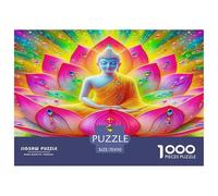 Statue du Bouddha Puzzle De 1000 Pièces : Un Moment De Calme pour Les Adultes Cherchant La Relaxation Absolument Éblouissant.