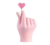 Statue Du Coeur Avec Geste De La Main - Sculpture Du Doigt D'amour, Statue Esthétique Du Geste D'amour Art Moderne En Résine | Ornements Créatifs Pour Le Bureau, Décoration De La Maison Pour